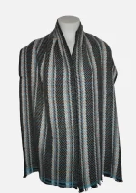 Black and Emerald Cashmere  Mufflers - Image 2