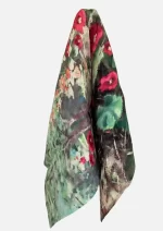 Hollyhock Bloom Linen Tea Towels HAB-608