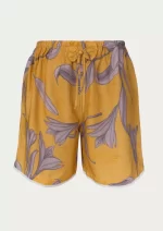 Yellow Lily Modal Shorts FW-111