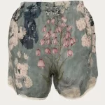 Blue Blossom Cascade Modal Shorts Kate-09