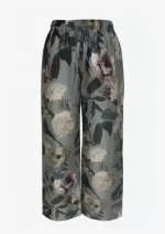 Duck-Egg Floral Modal Pants Kate-01