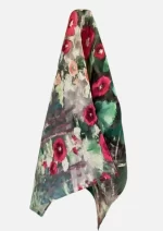 Hollyhock Bloom Linen Tea Towels HAB-608 - Image 3