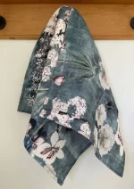 Blue Blossom Cascade Linen Tea Towels Kate-09 - Image 3