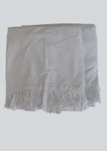 White Cotton Embroidery Pillowcases Cotton JA-346 - Image 2