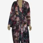 Blushing Rose Silk Robe Jacket (Free Size) HAB-401/ FW-903