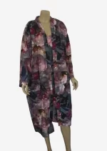 Blushing Rose Silk Robe Jacket (Free Size) HAB-401/ FW-903 - Image 2