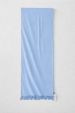 Blue Silk Cashmere Wool Scarf