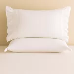 White Cotton Embroidery Pillowcases Cotton JA-346