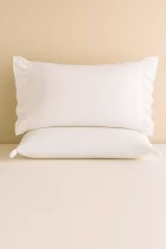 White Cotton Embroidery Pillowcases Cotton JA-346