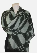 Emerald Weave Merino Wool Printed Scarf