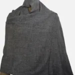 Grey Cashmere Wool Scarf