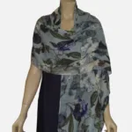 Merino Wool Printed Scarf HAB-01