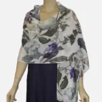 HAB-02 Merino Wool Printed Scarf