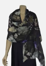 HAB-101 Merino Wool Printed Scarf - Image 2