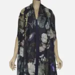 HAB-101 Merino Wool Printed Scarf