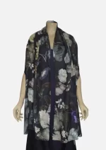 HAB-101 Merino Wool Printed Scarf
