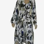 Ivory Medow Silk Robe Jacket (Free Size) HAB-02