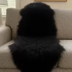 Black  - Tibetan Lamb Hide
