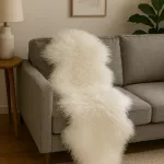 Ivory/White - Tibetan Lamb Hide