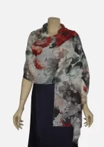 Kate-05 Merino Wool Printed Scarf - Image 2