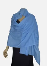LTBlue Cashmere Wool Scarf - Image 2