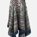 Square Cotton Printed Scarves 1 Meter x 1 Meter Mixed