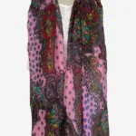 Paisley Mirage Silk Long Scarf FW-926