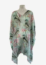Blossom Song Silk Kaftan FW-921