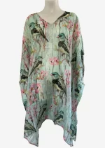 Blossom Song Silk Kaftan FW-921 - Image 2