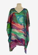 Opal Mirage Silk Kaftan FW-923