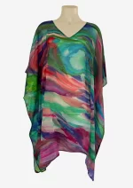 Opal Mirage Silk Kaftan FW-923 - Image 2
