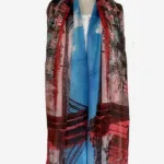 Skyline Bridge Silk Long Scarf FW-934