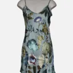 Duck-Egg Floral Modal Chemise HAB 01