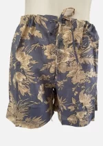 Twilight Bloom Grey Cotton Short PJ  & Cami Set DPR-12 - Image 3