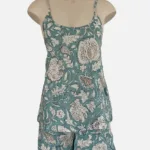 Pastel Botanica Cotton Short PJ  & Cami Set DPR-13