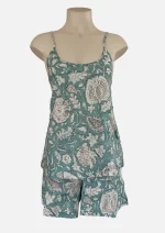 Pastel Botanica Cotton Short PJ  & Cami Set DPR-13