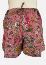 Pink Floral Cotton Short PJ  & Cami Set DPR-14 - Image 3