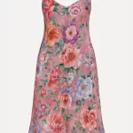 Pink Peony Garden Modal Chemise HAB-04