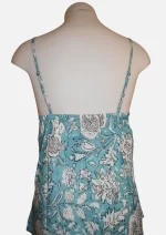 Pastel Botanica Cotton Short PJ  & Cami Set DPR-13 - Image 3
