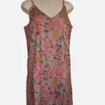 Pink Floral Cotton Chemise DPR-14