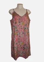 Pink Floral Cotton Chemise DPR-14