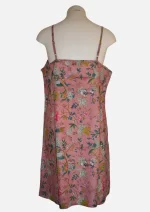 Pink Floral Cotton Chemise DPR-14 - Image 2