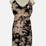 Twilight Bloom Black Cotton Chemise DPR-10
