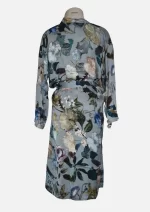 Duck-Egg Floral Modal Robes/ Kimonos (Free Size) HAB-01 - Image 2