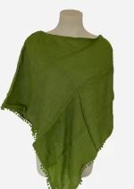 Linen Poncho Foliage 152 - Image 2