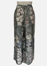Blue Blossom Cascade Modal Pants  Kate-09 - Image 3