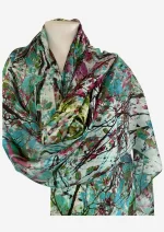 Spring Canopy Silk Long Scarf FW-907 - Image 2
