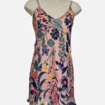 Salmon Botanical Garden Modal Chemise HAB-03