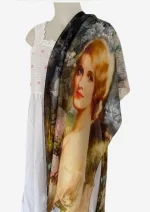 Megan Silk Long Scarf - Image 2