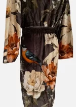 Blossom & Birdsong Velvet  Robe Jacket/ Kimono - Image 6